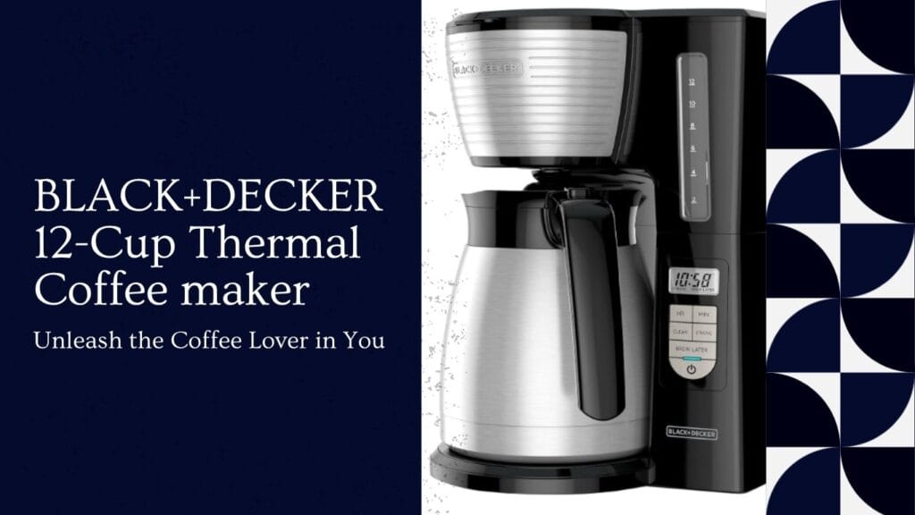 BLACK+DECKER 12-Cup stainless steel Coffee Maker CM2045B-1