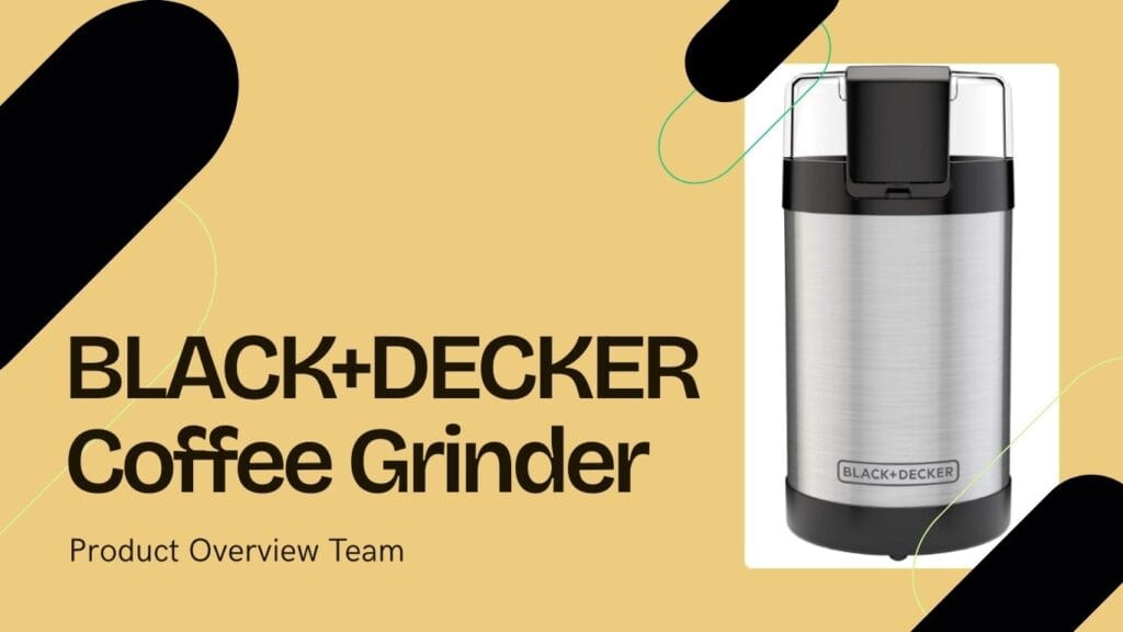 BLACK+DECKER Coffee Grinder for cold brew
