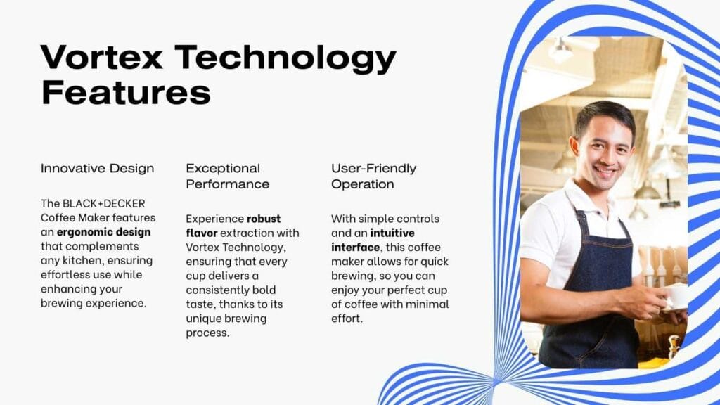 BLACK+DECKER Coffee Maker Key features
