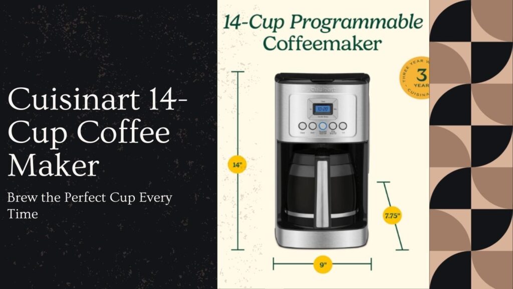 Cuisinart DCC-3200 Review 14-Cup Programmable Coffee Maker