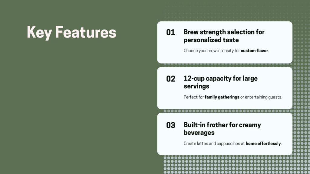 Key Features of Ninja Espresso Machine and Drip Coffee Maker ES601