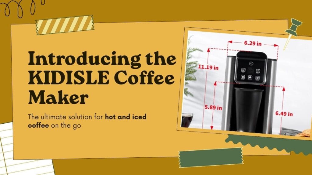 Kidisle Hot & Iced Coffee Maker