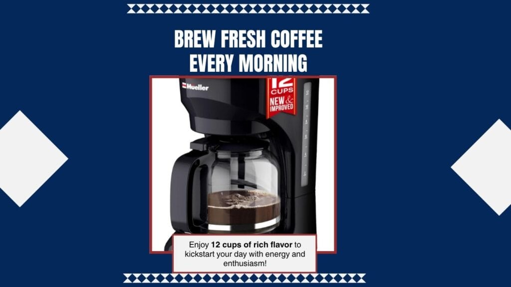 Mueller 12-Cup Drip Coffee Maker