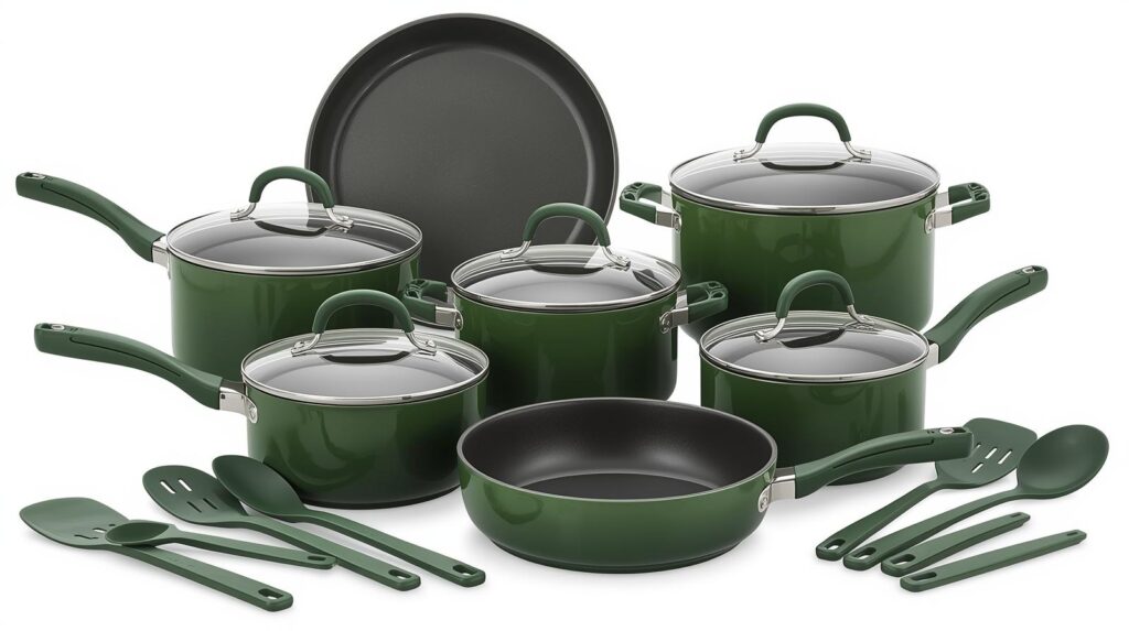 CAROTE 27pcs Ceramic Cookware Set Nonstick