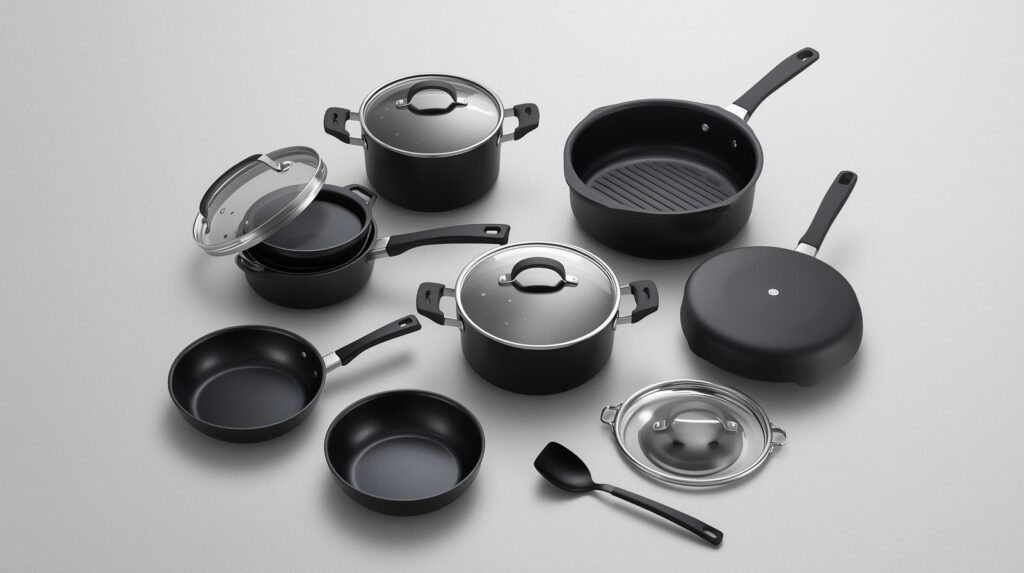 NutriChef 13-Piece Nonstick Cookware